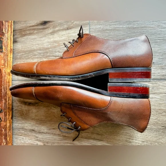 Men’s Florsheim Postino Cap Toe Leather Oxfords Dress Shoes - Picture 8 of 13